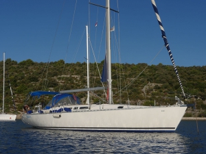 The Leblon at anchor